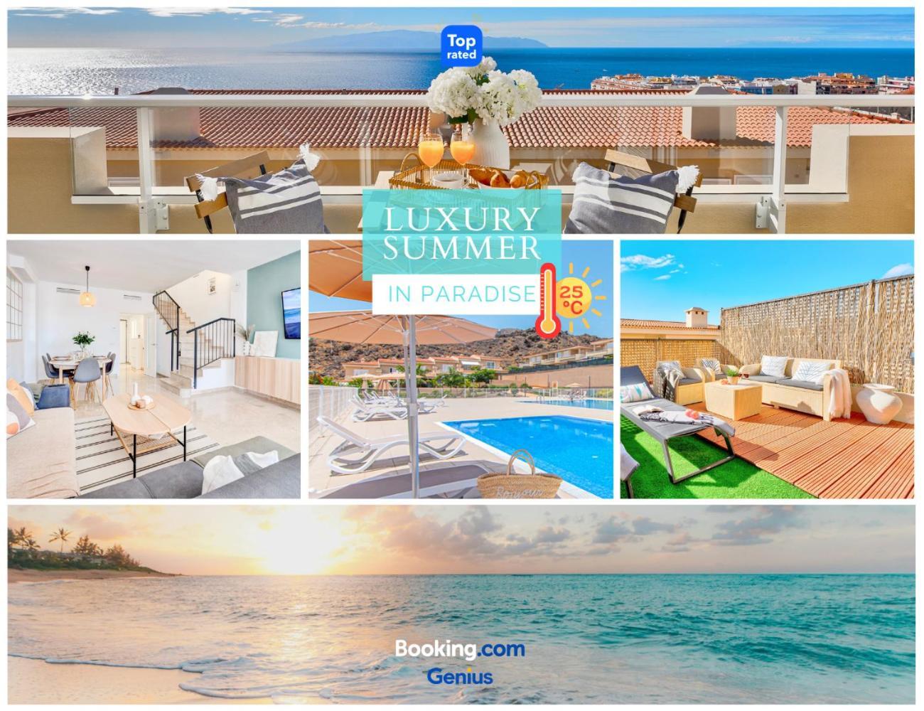 Black Beach Luxury Vacation House Puerto de Santiago  Bagian luar foto